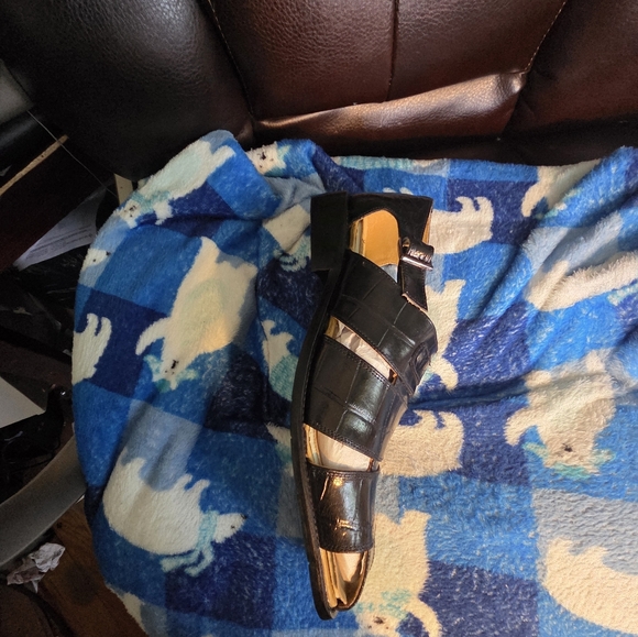 LIBERTYZANO MENS CLOSED TOE SANDALS 11 BLACK - Picture 9 of 13